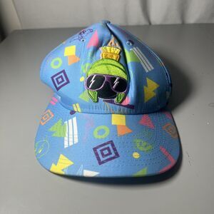 Looney Tunes Warner Bros Marvin The Martian Vintage Hat Snapback Adjustable